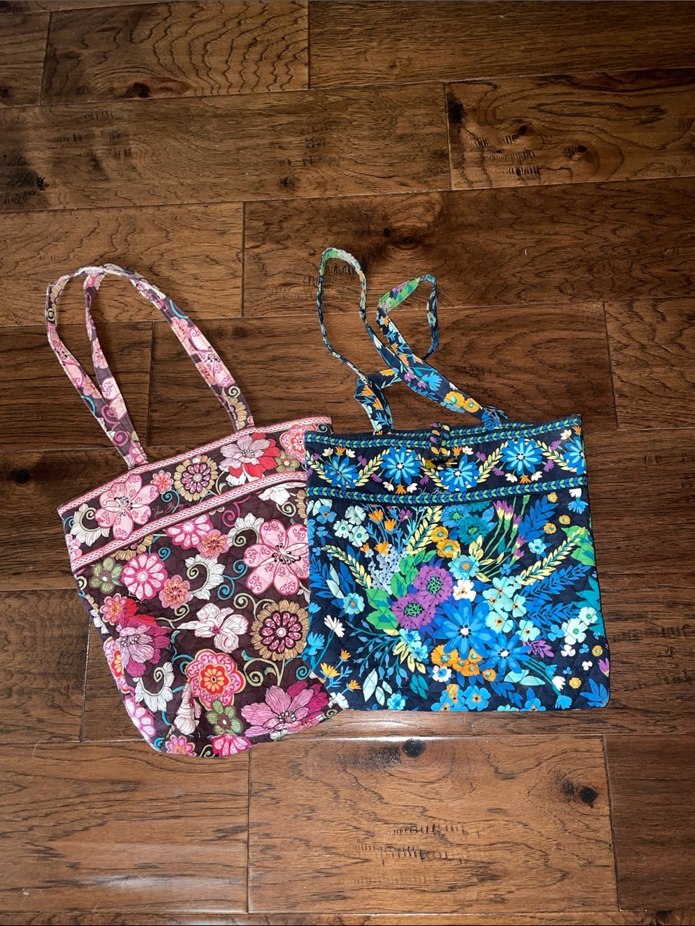 Vera Bradley Floral Quilted Tote Bag Bundle